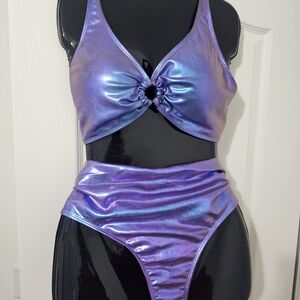 Shimmering Purple Women's Bikini